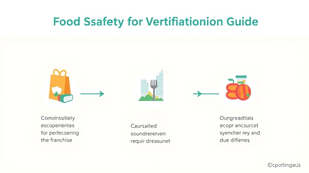 Step-by-step visual guide for implementing food Safety Supplier Verification Guide for Franchise Operators