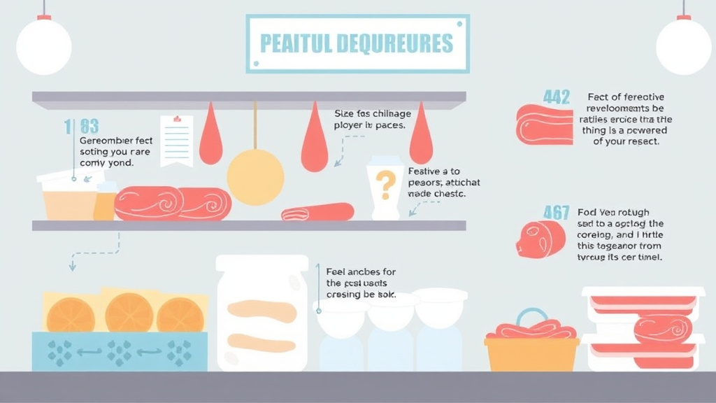 Action-oriented illustration showing how to apply food Storage Requirements: Deli Meats Guide for Franchises