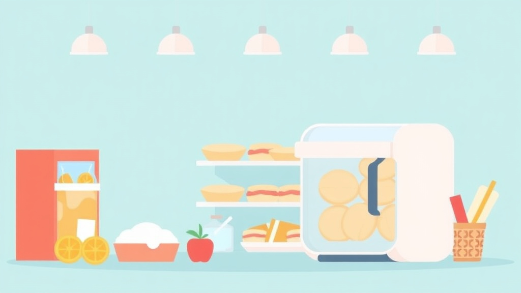 An informative visual explaining food Storage Requirements: Frozen Foods Guide for Franchises for beginners and professionals