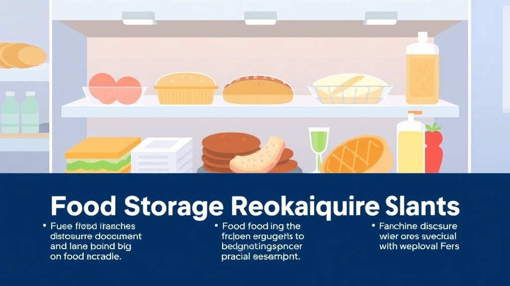 Hands-on guide visualization for food Storage Requirements: Frozen Foods Guide for Franchises