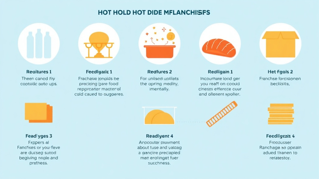 Action-oriented illustration showing how to apply food Storage Requirements: Hot Holding Guide for Franchises