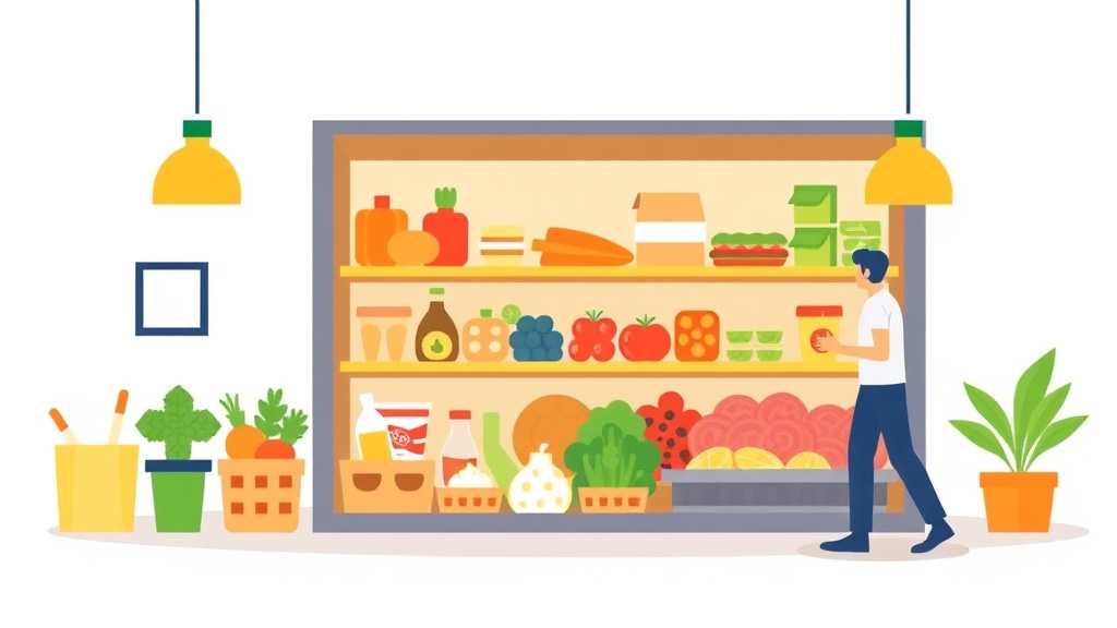 An informative visual explaining food Storage Requirements: Produce Guide for Franchises for beginners and professionals