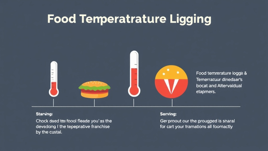 Hands-on guide visualization for food Temperature Logging for Fast Casual Franchise Operations