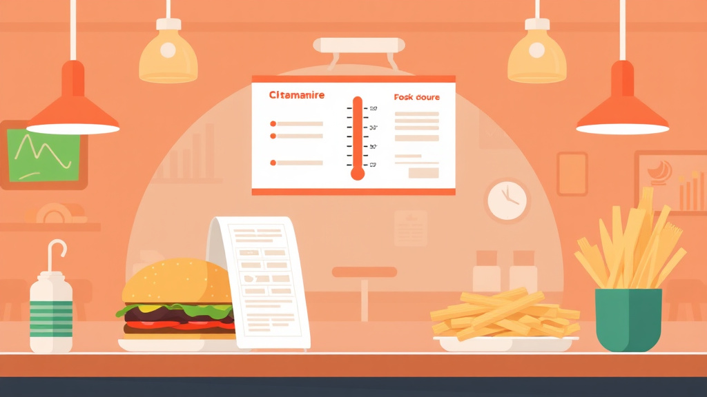 Illustration breaking down the fundamentals of food Temperature Logging for Full Service Restaurant Franchise Operations