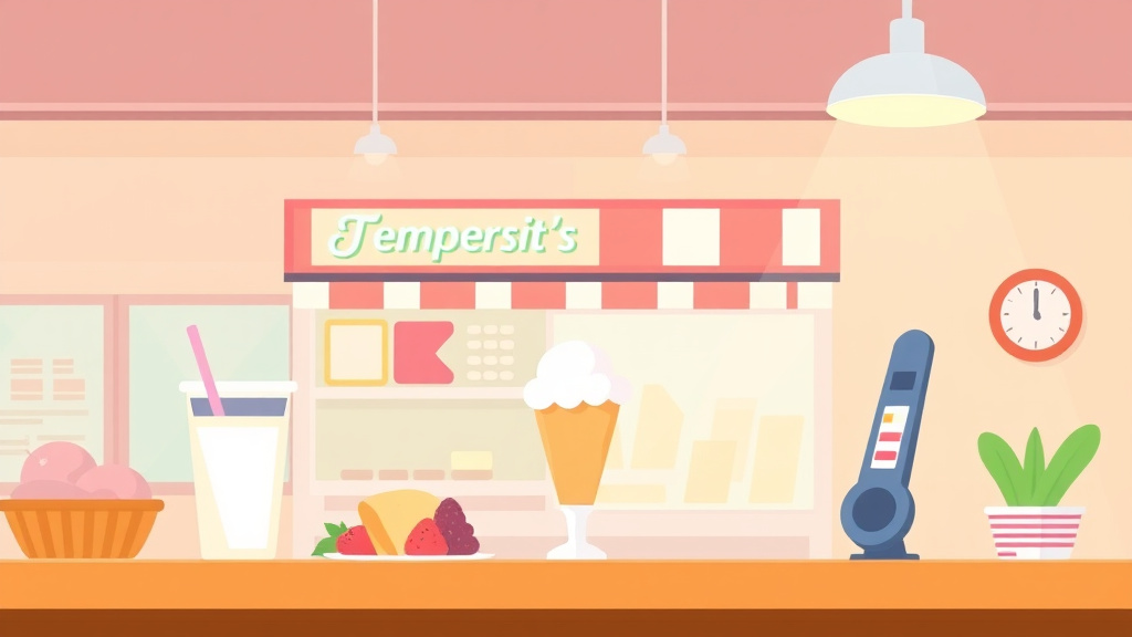 Conceptual diagram showing how food Temperature Logging for Ice Cream Franchise Operations works in practice