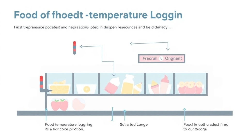 Practical workflow diagram for food Temperature Logging for Ice Cream Franchise Operations