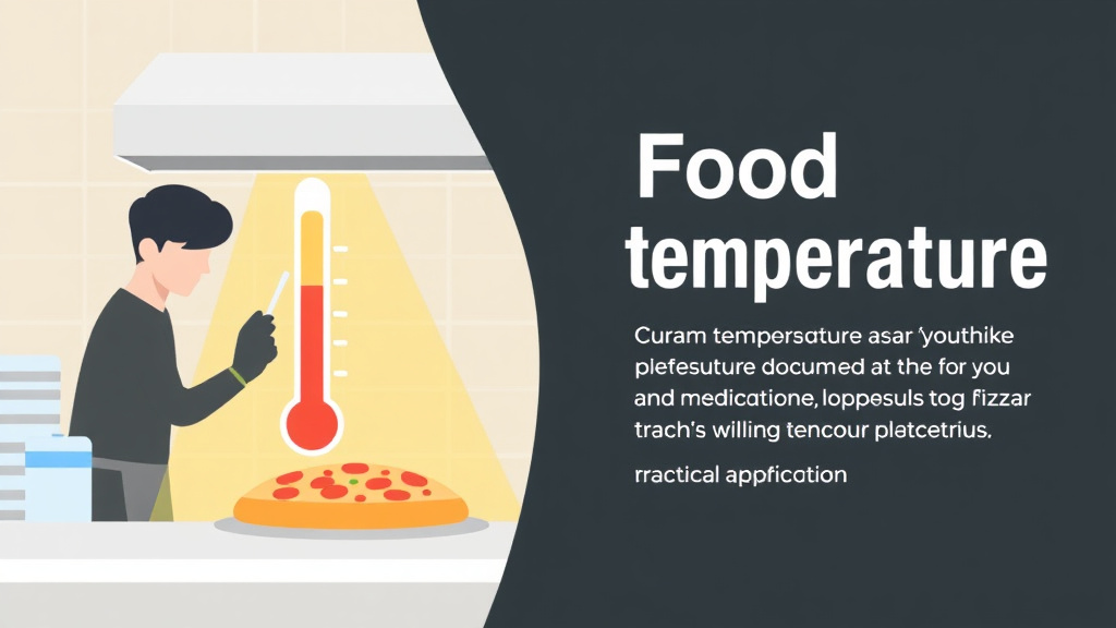 Real-world application diagram for food Temperature Logging for Pizza Franchise Operations