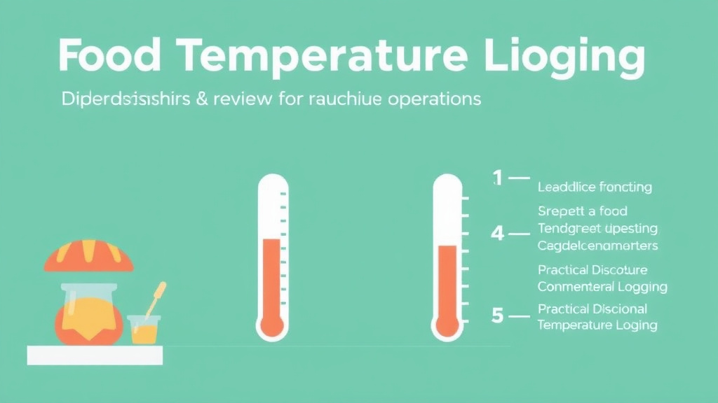 Step-by-step visual guide for implementing food Temperature Logging for Qsr Franchise Operations