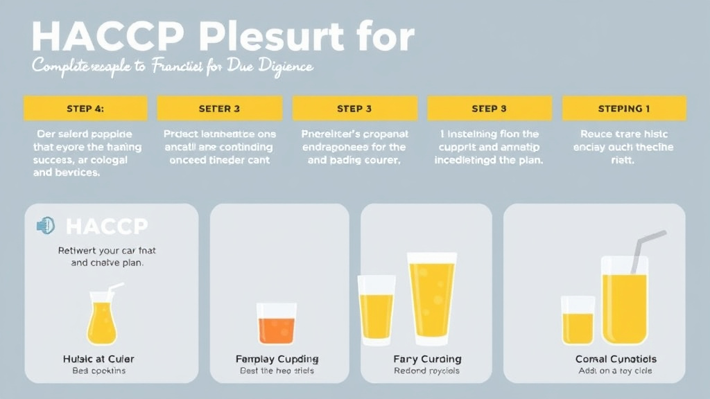 Practical workflow diagram for HACCP Plan for Beverages: Complete Franchise Guide