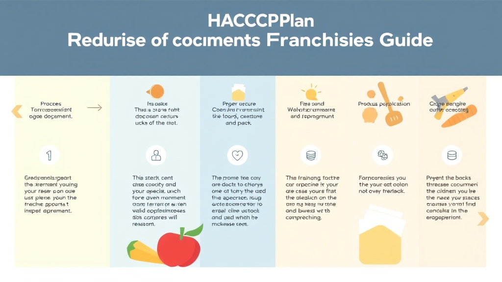 Process flow illustration for putting HACCP Plan for Produce: Complete Franchise Guide into action