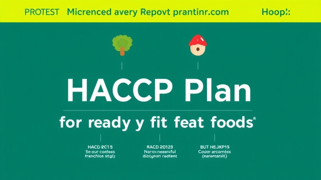 Practical checklist visual for HACCP Plan for Ready To Eat Foods: Complete Franchise Guide