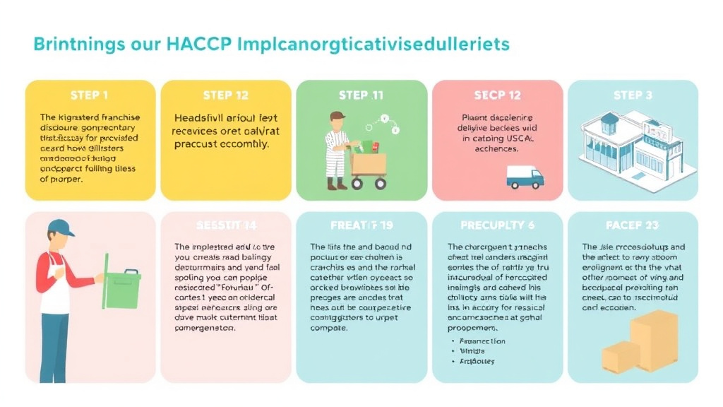 Action-oriented illustration showing how to apply HACCP Plan for Receiving Deliveries: Complete Franchise Guide