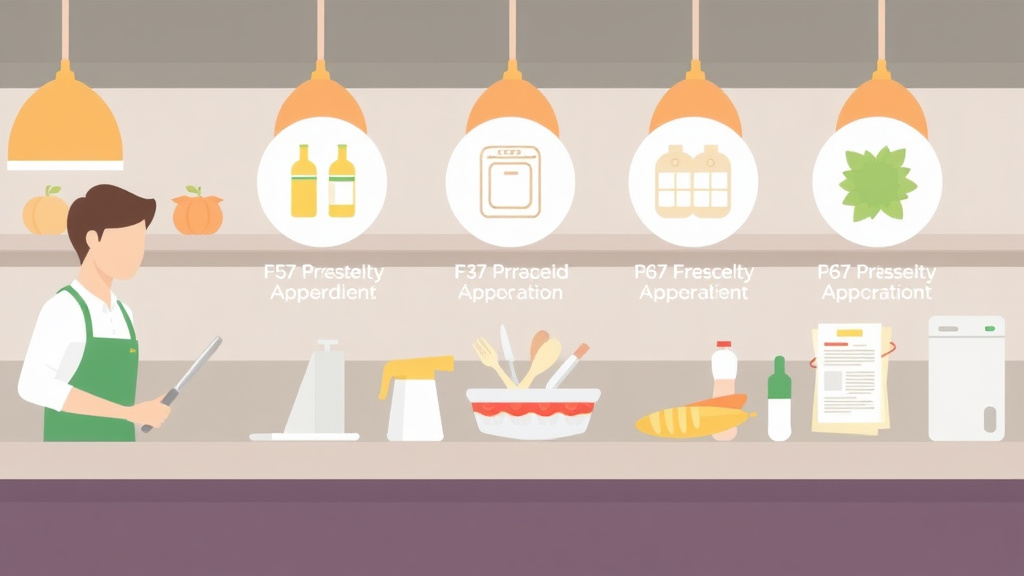 Action-oriented illustration showing how to apply health Inspection Preparation: Catering for Franchise Operators
