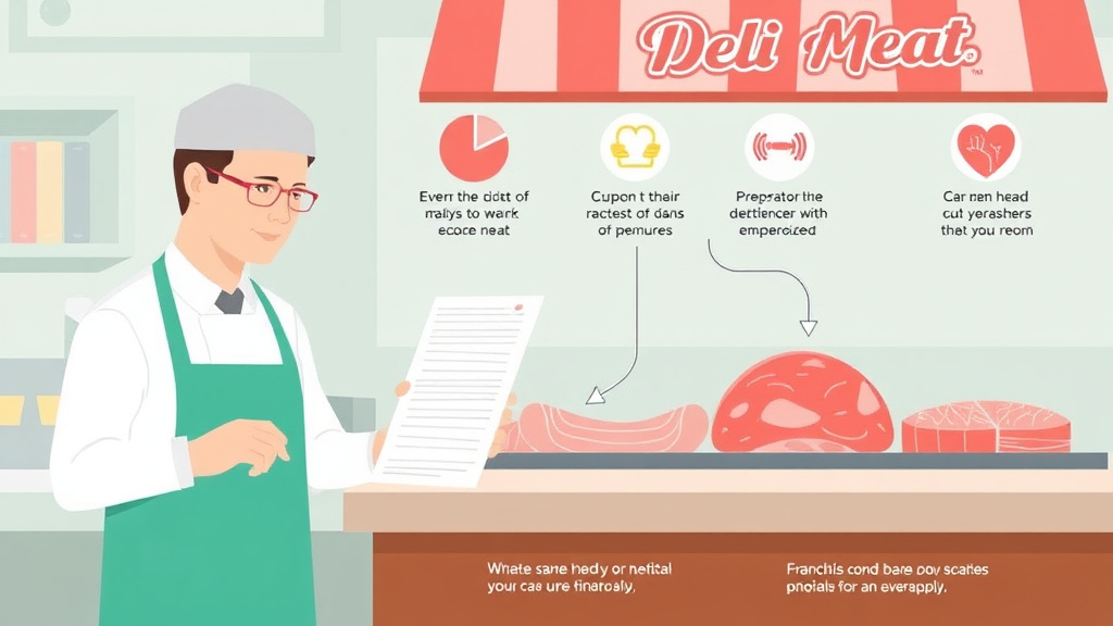 Real-world application diagram for health Inspection Preparation: Deli Meats for Franchise Operators