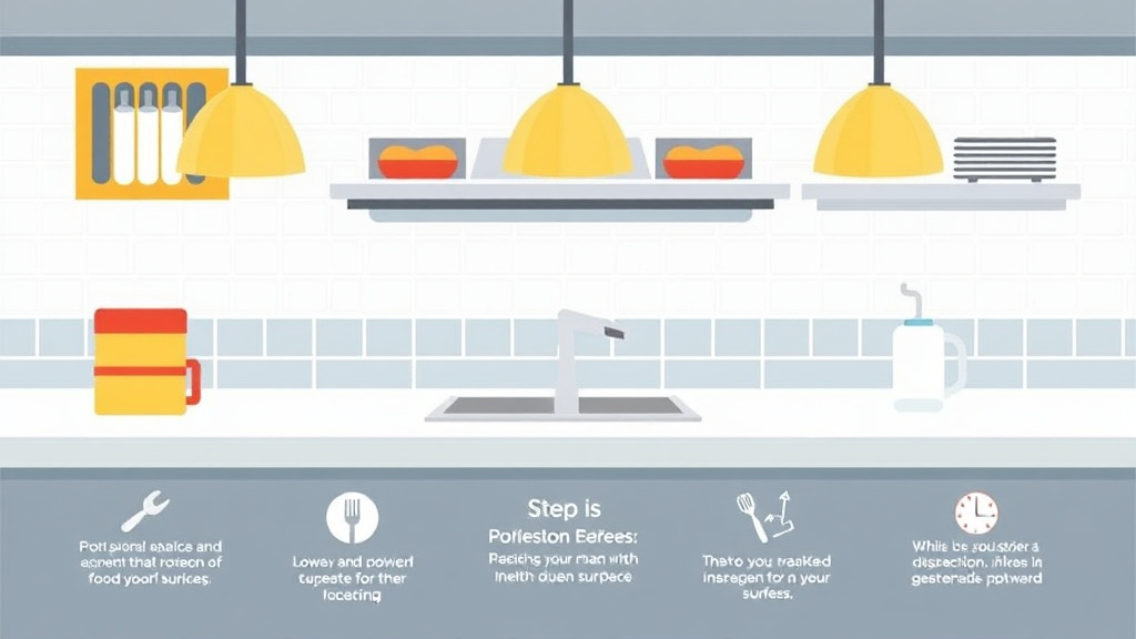 Step-by-step visual guide for implementing health Inspection Preparation: Food Prep Surfaces for Franchise Operators