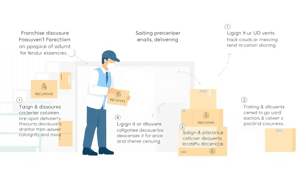 Practical checklist visual for health Inspection Preparation: Receiving Deliveries for Franchise Operators