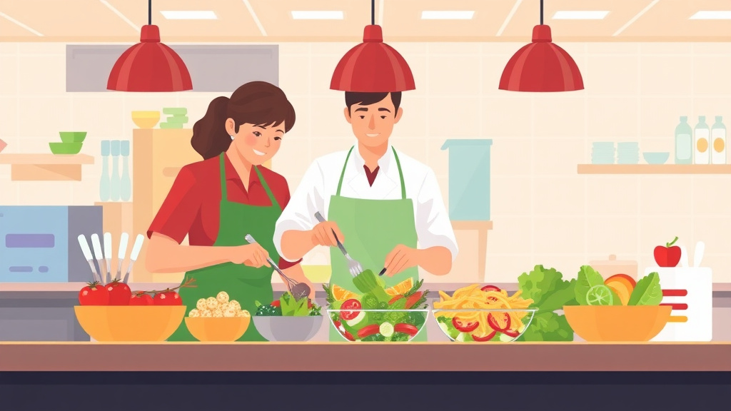 Clear illustration of health Inspection Preparation: Salad Bar for Franchise Operators with supporting details