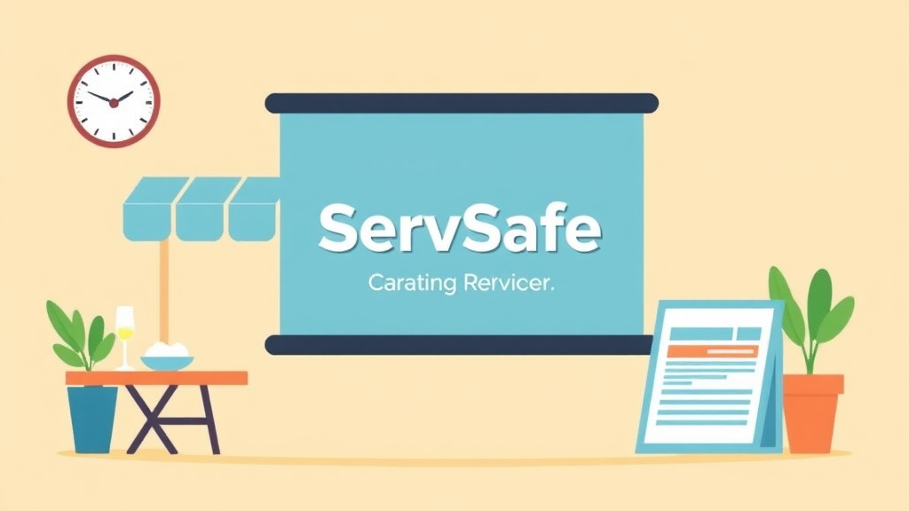 Conceptual diagram showing how servSafe Certification Requirements in California works in practice