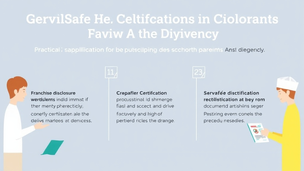 Hands-on guide visualization for servSafe Certification Requirements in Colorado
