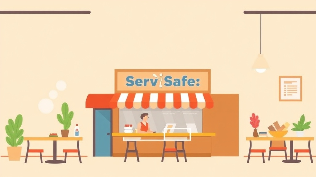 Conceptual diagram showing how servSafe Certification Requirements in Connecticut works in practice