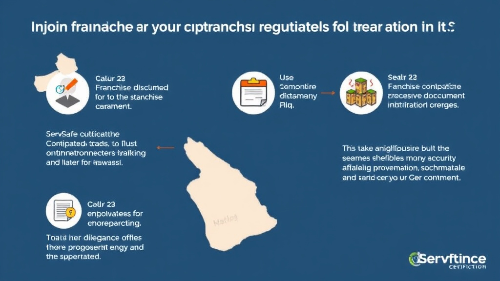 Action-oriented illustration showing how to apply servSafe Certification Requirements in Hawaii