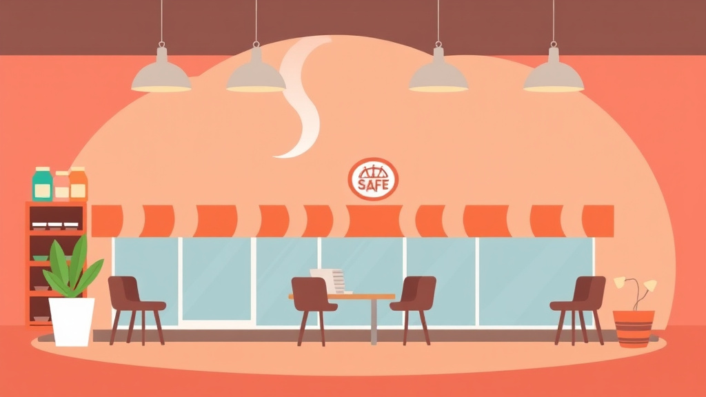 A professional illustration depicting servSafe Certification Requirements in Kansas