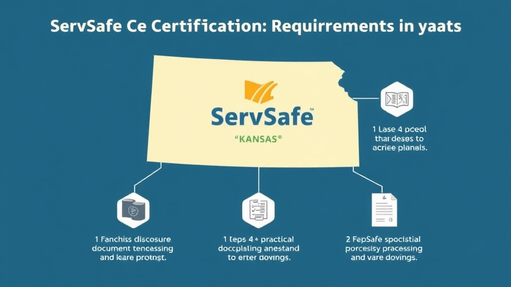 Hands-on guide visualization for servSafe Certification Requirements in Kansas