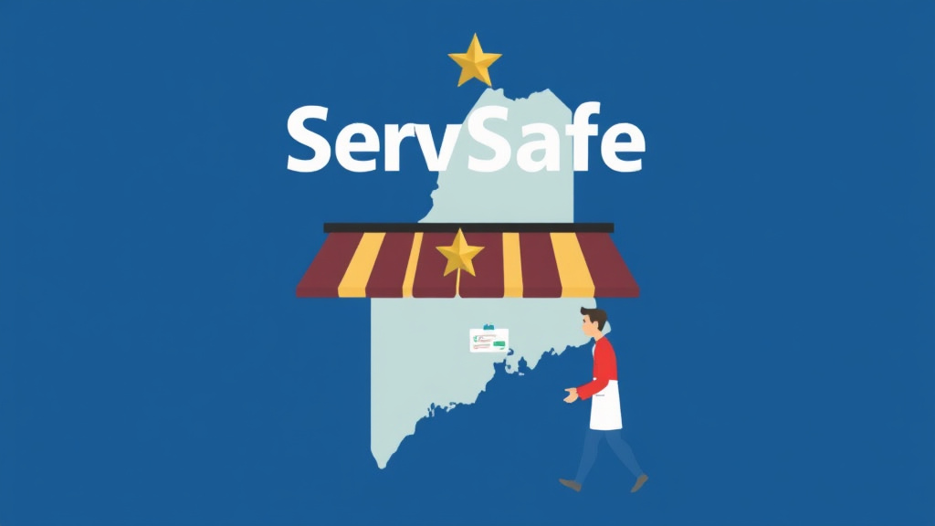 Detailed visual representation of servSafe Certification Requirements in Maine