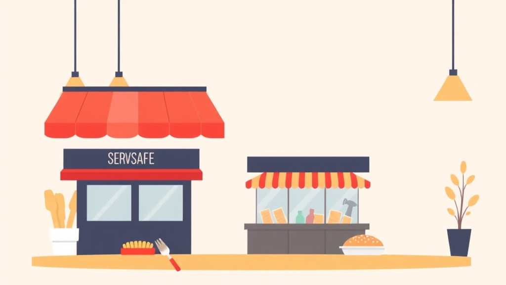 Conceptual diagram showing how servSafe Certification Requirements in Maryland works in practice