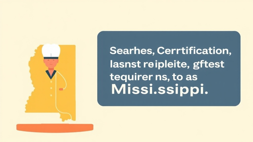 Conceptual diagram showing how servSafe Certification Requirements in Mississippi works in practice