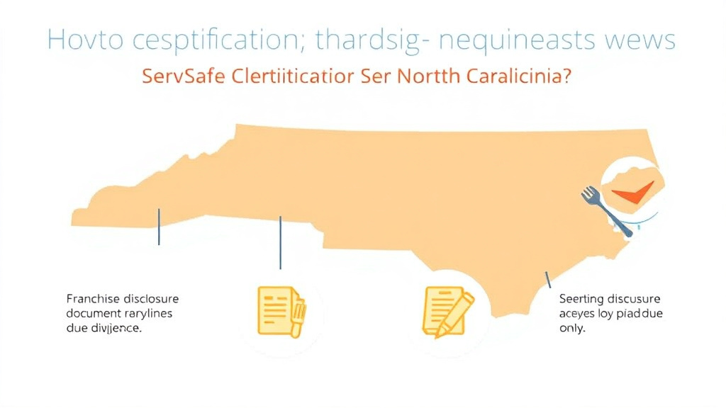Real-world application diagram for servSafe Certification Requirements in North Carolina