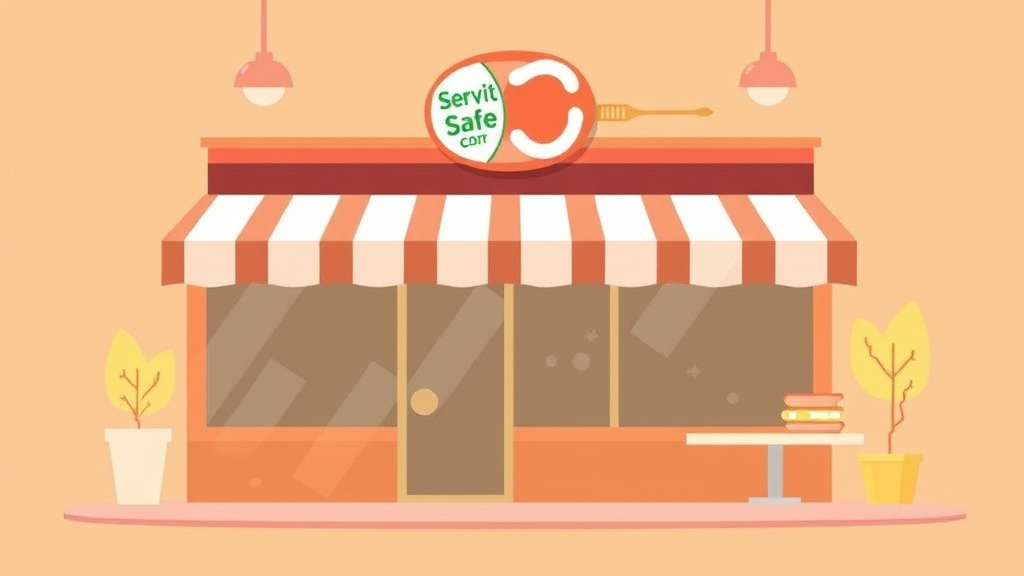 Illustration breaking down the fundamentals of servSafe Certification Requirements in Wisconsin