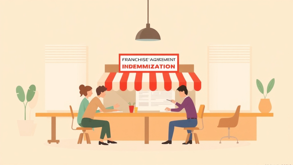 Illustration breaking down the fundamentals of franchise Agreement Indemnification: What Operators Need to Know