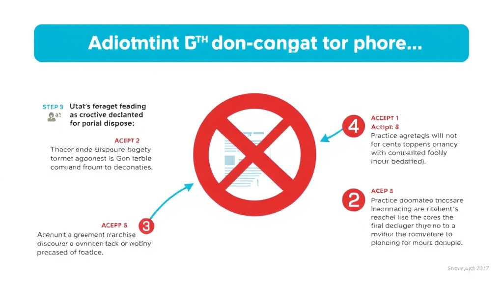 Step-by-step visual guide for implementing franchise Agreement Non Compete Scope: What Operators Need to Know
