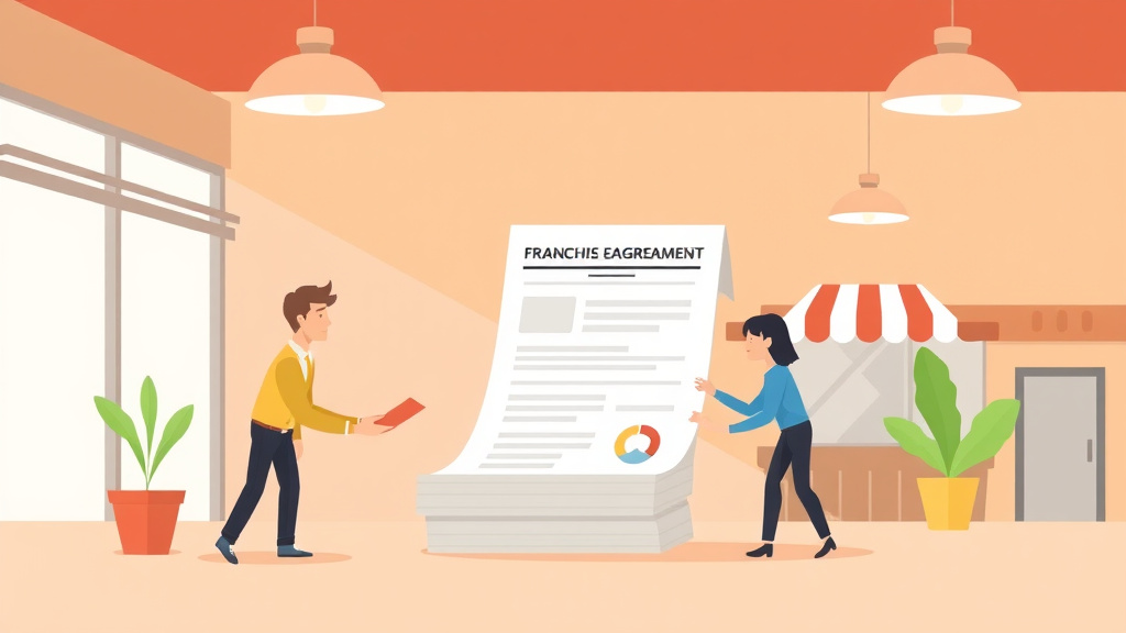 Visual overview of franchise Agreement Reporting Requirements: What Operators Need to Know with key concepts highlighted