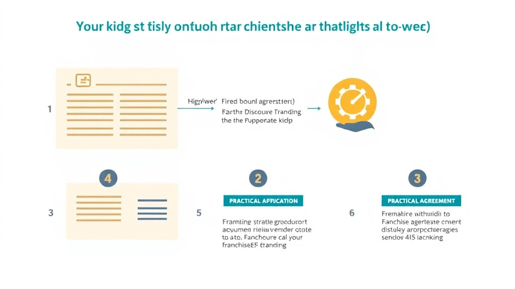 Process flow illustration for putting franchise Agreement Termination Rights: What Operators Need to Know into action
