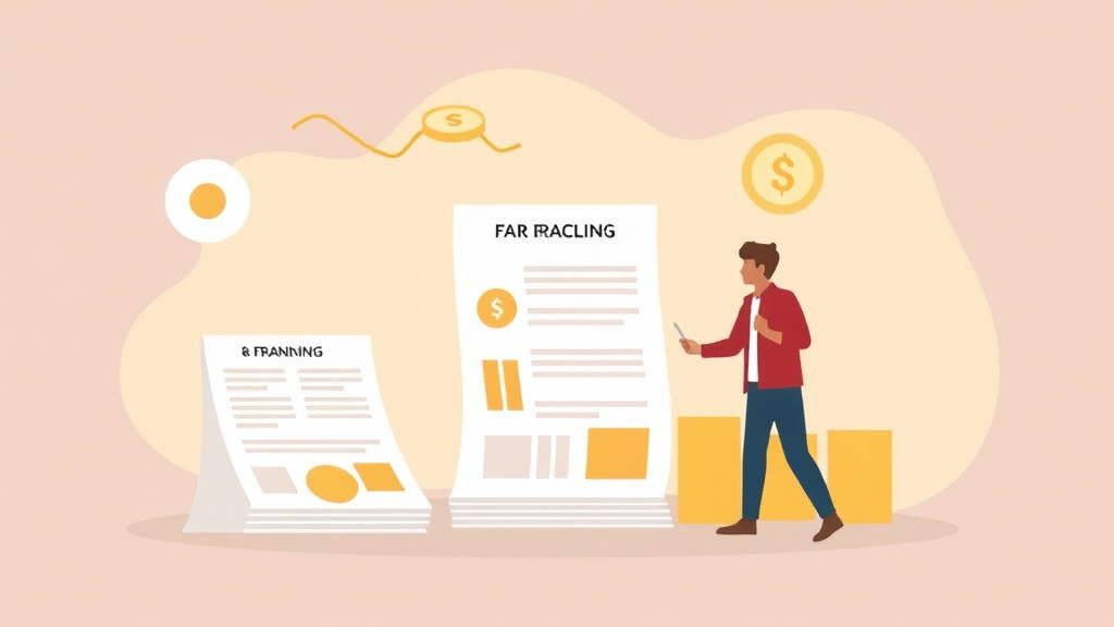 Educational graphic covering the essentials of FTC Franchise Rule: Earnings Claims Explained