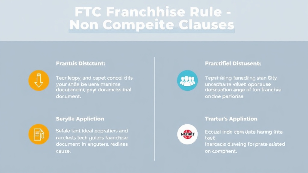 Process flow illustration for putting FTC Franchise Rule: Non Compete Clauses Explained into action