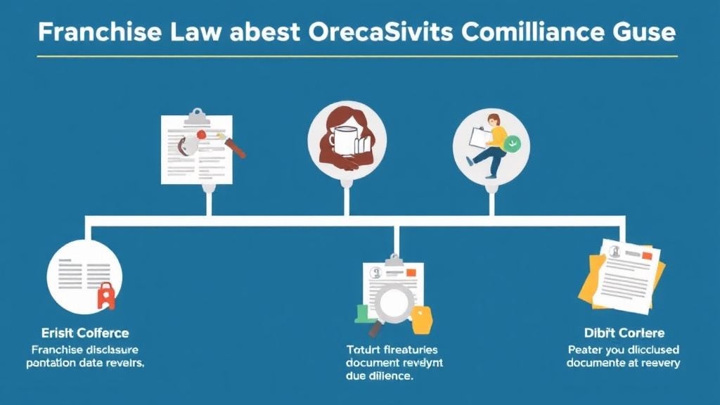 Process flow illustration for putting franchise Laws in Alabama: Operator Compliance Guide into action