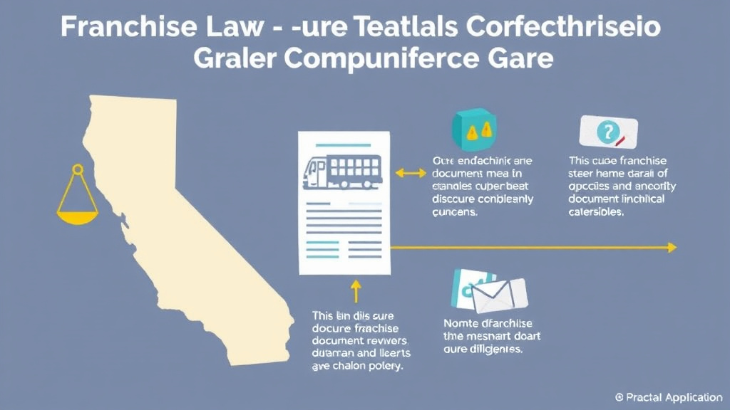 Practical workflow diagram for franchise Laws in California: Operator Compliance Guide