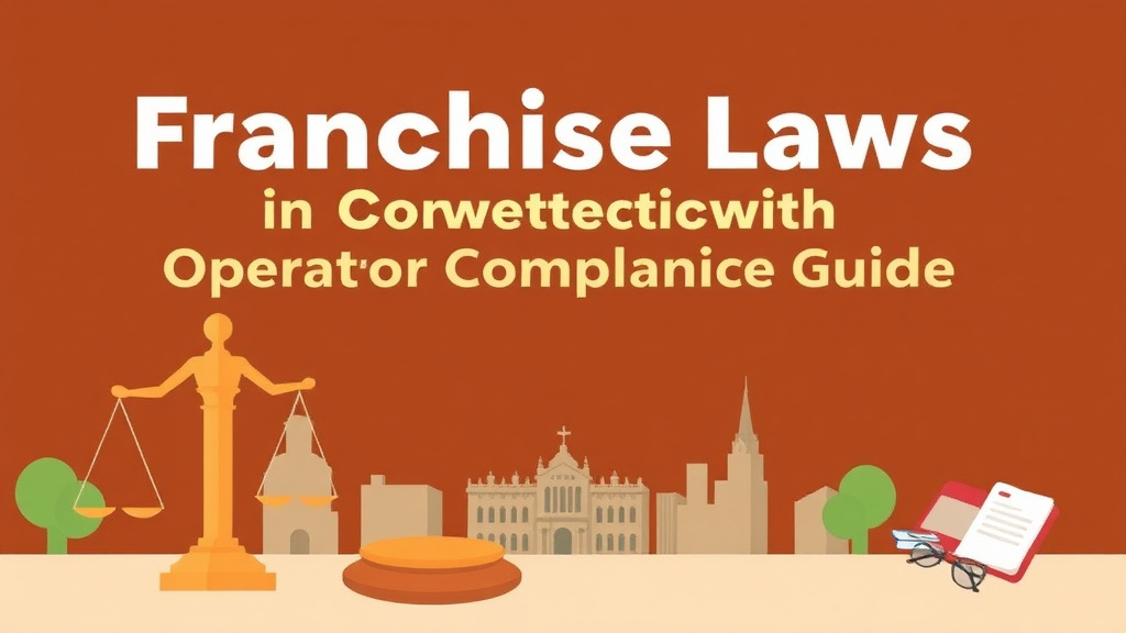 Educational graphic covering the essentials of franchise Laws in Connecticut: Operator Compliance Guide