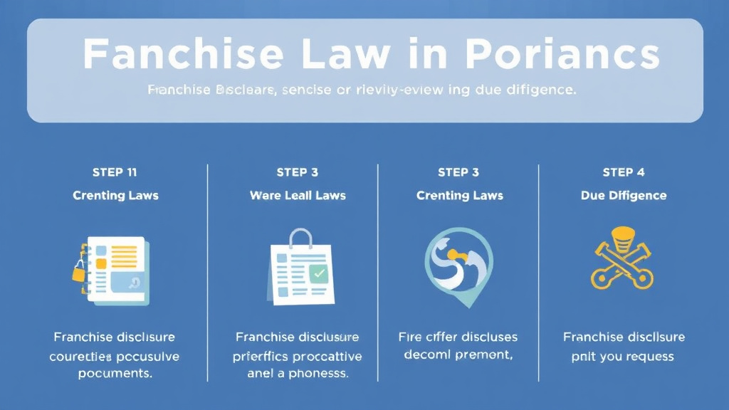 Process flow illustration for putting franchise Laws in Florida: Operator Compliance Guide into action