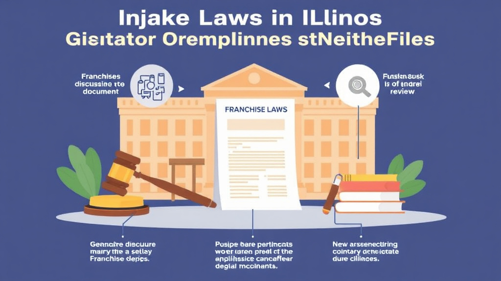Action-oriented illustration showing how to apply franchise Laws in Illinois: Operator Compliance Guide