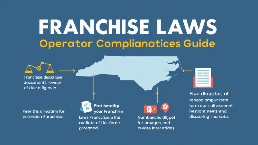 Practical checklist visual for franchise Laws in North Carolina: Operator Compliance Guide