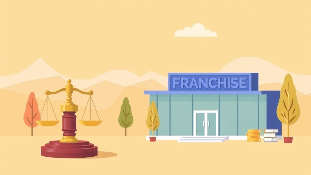 Illustration breaking down the fundamentals of franchise Laws in Oregon: Operator Compliance Guide