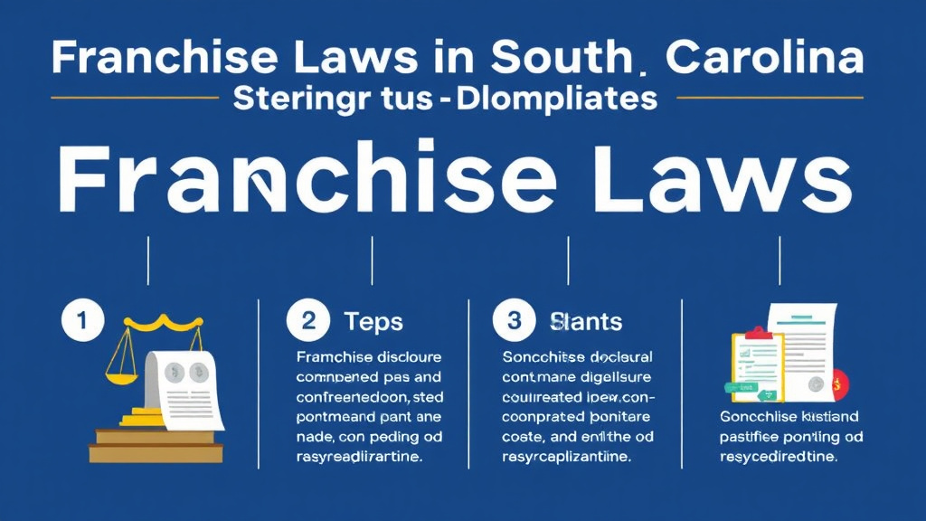 Step-by-step visual guide for implementing franchise Laws in South Carolina: Operator Compliance Guide