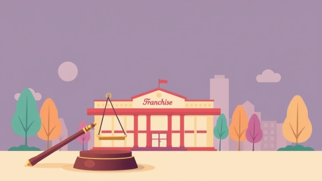 An informative visual explaining franchise Laws in Washington: Operator Compliance Guide for beginners and professionals