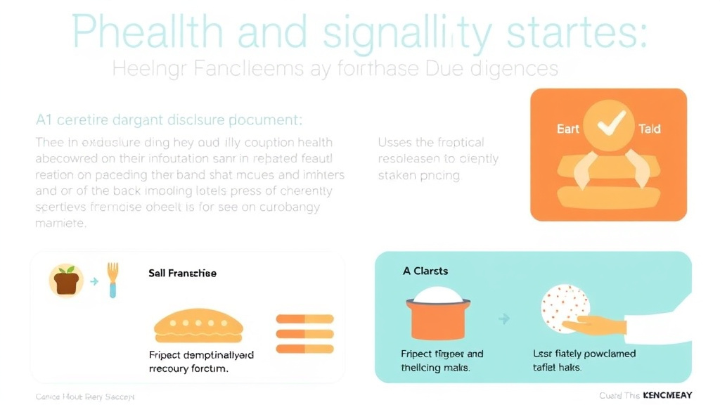Process flow illustration for putting health Code Compliance for Bakery Franchises into action