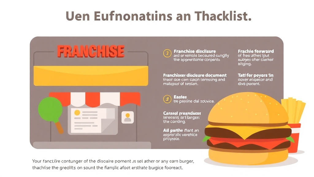 Practical workflow diagram for burger Franchise Audit Checklist