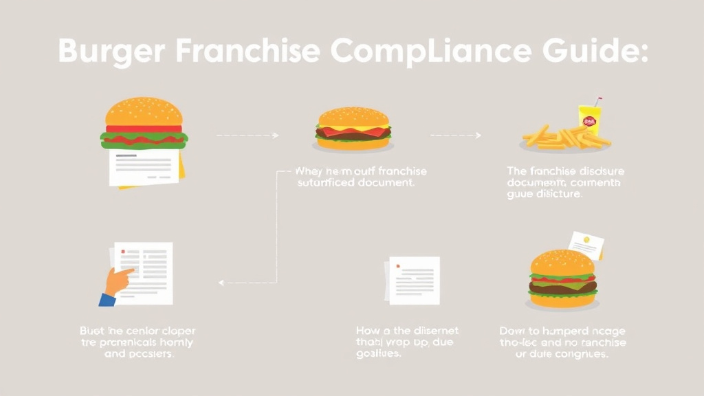 Practical checklist visual for burger Franchise Compliance Guide